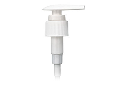 24/410 Finish, White, Pumps, Lotion, Fine Ribbed, Lock Down, 2cc, 5 3/16" DT