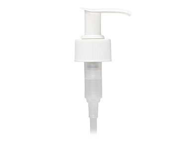 28/410 Finish, White, Pumps, Lotion, Fine Ribbed, Harmony, 2cc, 5 1/8" DT