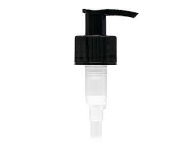 28/410 Finish, Black, Pumps, Lotion, Fine Ribbed, Lock Down, 5 15/16" DT