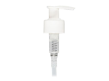 28/410 Finish, White, Pumps, Lotion, Smooth, Lock Up, 1.5cc, 7 5/8" DT