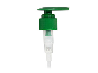 24/410 Finish, Dark Green, Pumps, Lotion, Fine Ribbed, Lock Down, 2cc, 4 5/8" DT