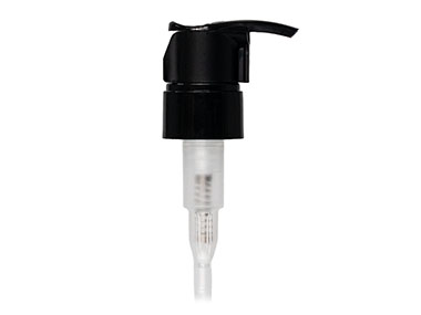 24/410 Finish, Black, Pumps, Lotion, Smooth, Ship Clip, 1cc, 6 5/8" DT