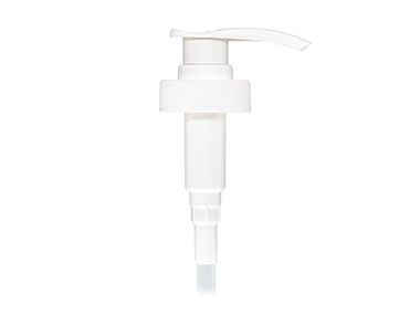 38/400 Finish, White, Pumps, Lotion, Fine Ribbed, Lock Down, 8cc, 12 1/2" DT