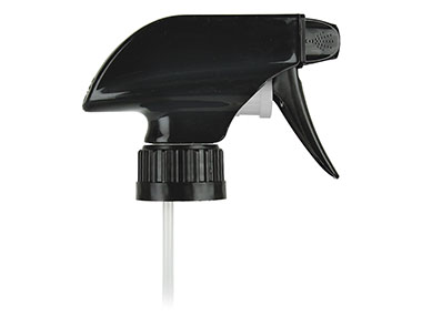 28mm Ratchet Finish, Black, Sprayers, Trigger, Spray/Stream/Off, 9 5/16" DT