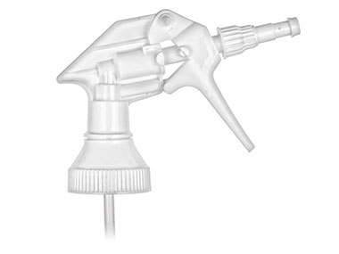 45/400 Finish, White, Sprayers, Trigger, Adjustable Foamer Nozzle, 6 5/8" DT