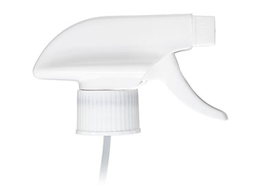 28/410 Finish, White, Sprayers, Trigger, Spray/Stream/Off, 11 1/8" DT
