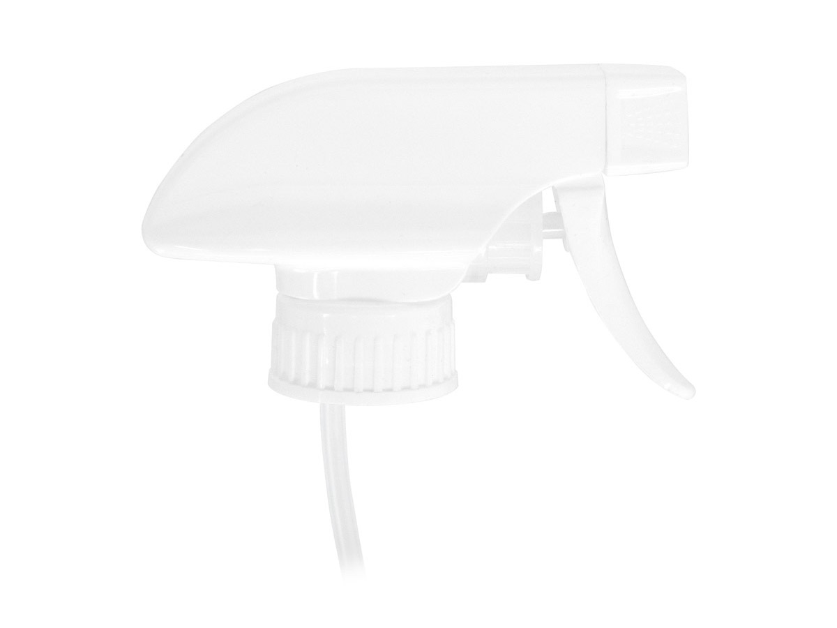 28/400 Finish, White, Sprayers, Trigger, Spray/Stream/Off, 9 11/16" DT