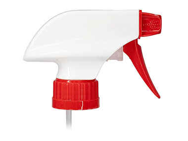 28mm Ratchet Finish, White/Red, Sprayers, Trigger, Spray/Stream/Off, 8 3/8" DT