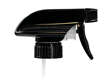 28/400 Finish, Black, Sprayers, Trigger, Spray/Stream/Off, 9 1/2" DT