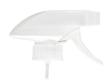28/400 Finish, White, Sprayers, Trigger, Spray/Stream/Off, 9 1/2" DT