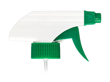 28/400 Finish, White/Green, Sprayers, Trigger, Foamer, On/Off, 9 1/4" Dt