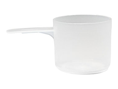 60 cc, Natural, Measuring Scoops, PP, Round, With Handle