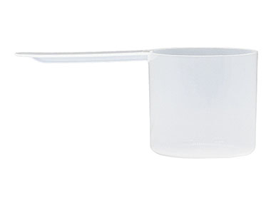 118.4 cc, Natural, Measuring Scoops, PP, Round, With Handle