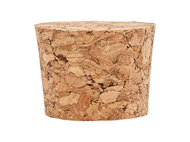 Brown, Corks, 1 3/16" D Top X 1" D Btm X 1" Tall