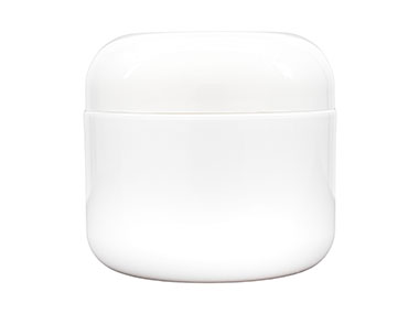 2 oz., 58/400 Finish, White, Sets, Jars/Caps, PP, Double Wall Round, Heat Seal Liner