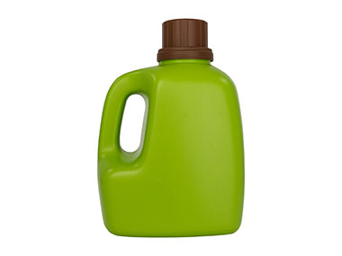 100 oz., 63mm Finish, Green/Brown, Sets, Bottles/Caps, HDPE, Detergent Style Handleware