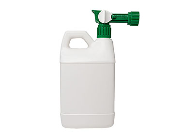 32 oz., 28mm Ratchet Finish, White/Green, Sets, Bottles/Sprayers, HDPE, F-Style, Label Panel
