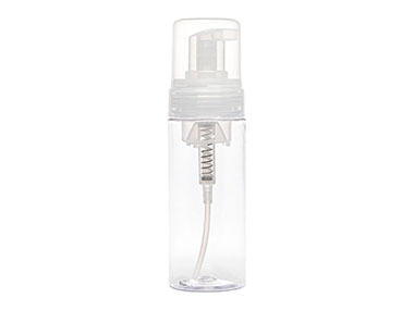 5 oz., 43mm Finish, Clear/Natural, Sets, Bottles/Pumps, PET, Foamer Style Cylinder Round