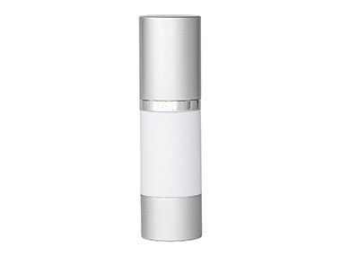 30 mL, 20/410 Finish, White/Silver, Sets, Bottles/Pumps, Other, Cylinder Round